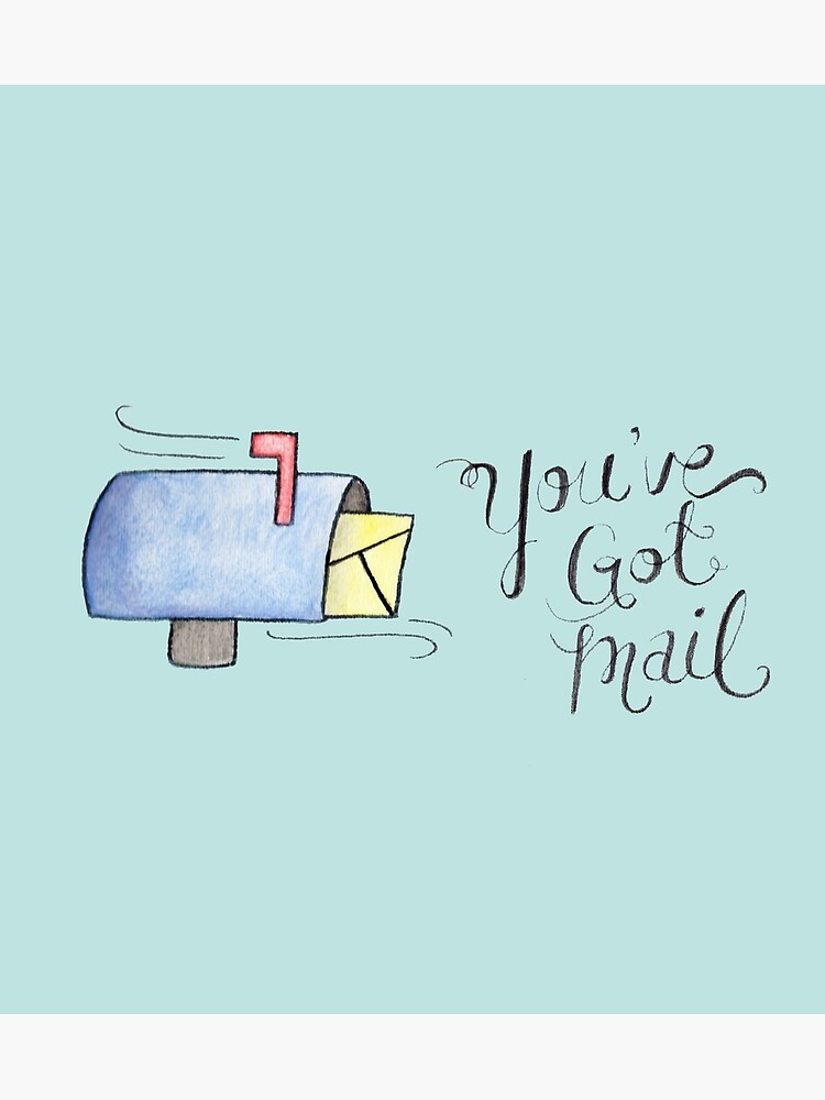 You've Got Mail // Minimalist Art Poster for Sale by DrawnToMind