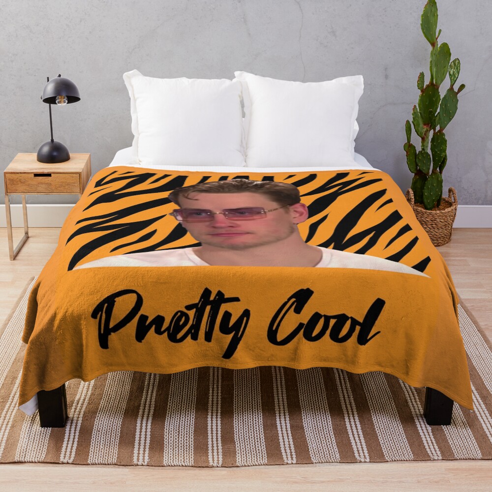 Joe Burrow Sunglasses Throw Blanket