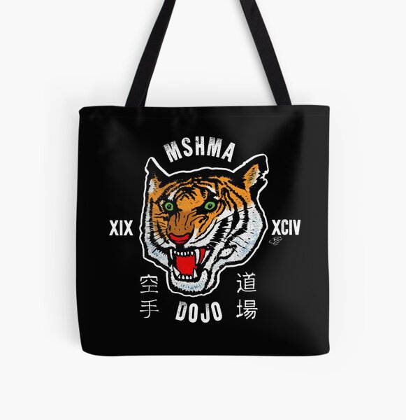 Tekken inspirierte das Design von Heihachi Mishima Allover-Print Tote Bag