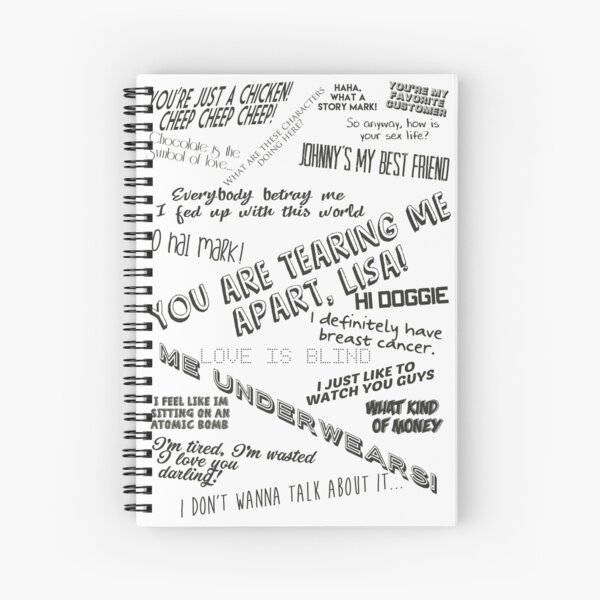 The Room: Quotes Spiral Notebook