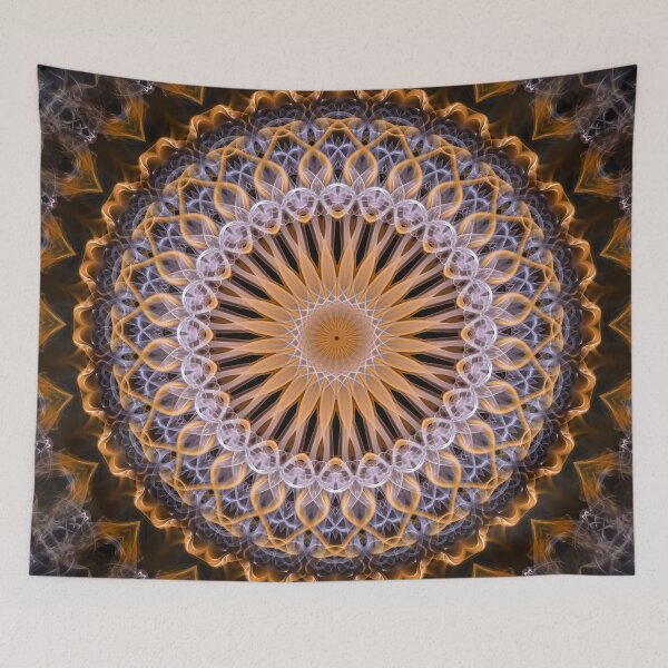 Item preview, Gray and orange mandala designed and sold by JBlaminsky.