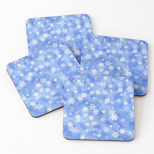 Item preview, Winter Wonder, White Snowflakes on Blue designed and sold by silviaol.
