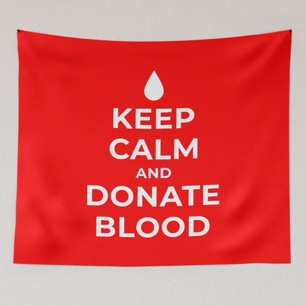 Item preview, Keep Calm and Donate Blood designed and sold by SocialAtrophy.