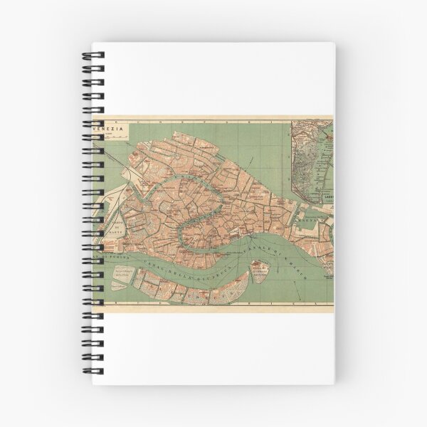 Item preview, Venice Map 1886 designed and sold by SpaceAgency.