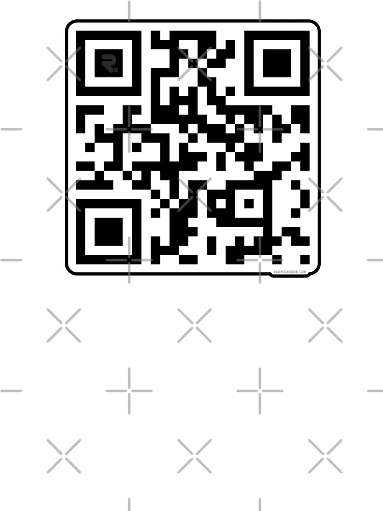 Thumbnail 7 of 7, Oversized T-Shirt, Ric K Roll QR Code [Roufxis-Rb] designed and sold by RoufXis.