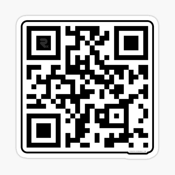 Rick Roll QR Code Sticker – Beyond Amy Gifts