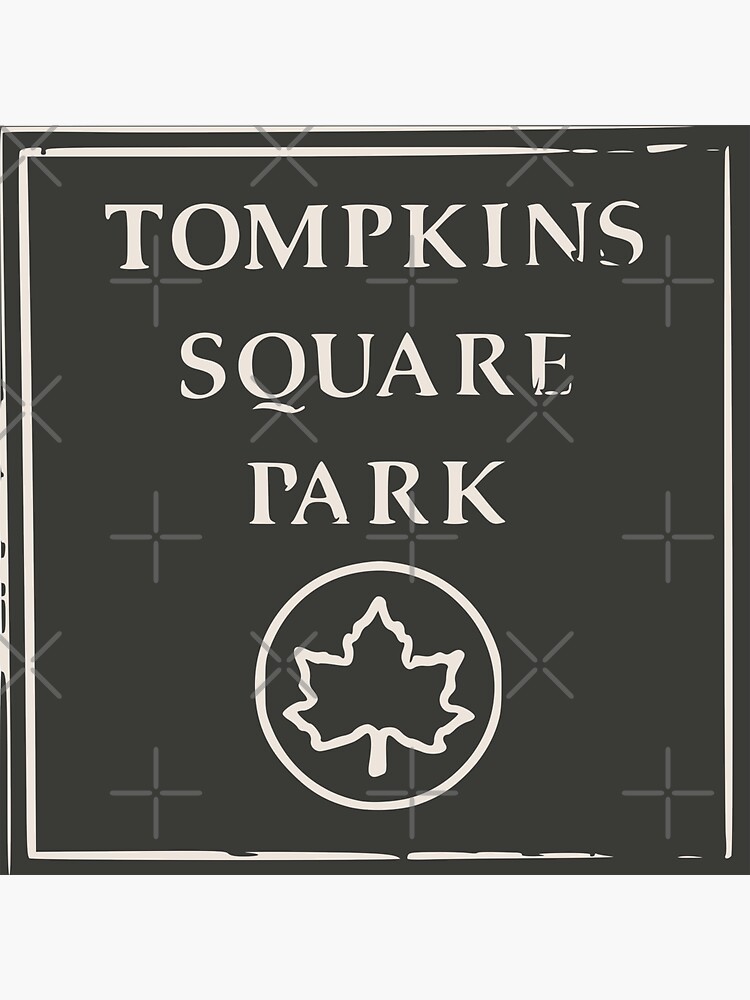 ステッカー‼️ Tompkins Square Park Living Proof Tompkins Square