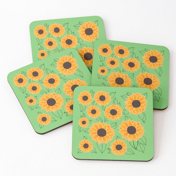 Item preview, Green Sunflower print designed and sold by DemonicGloom.