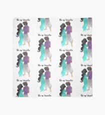 Prince and Princess Valentine Inspired Silhouette Scarf