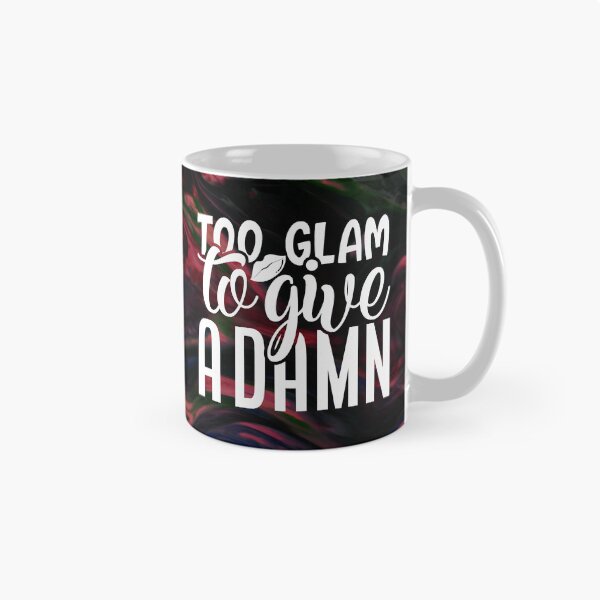 Item preview, Too glam to give a damn designed and sold by pureblacks.