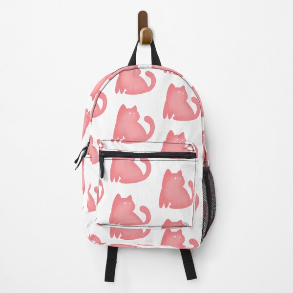 Item preview, Cute chonky cat kitten design - colour pink patterned designed and sold by Balsamista-art.