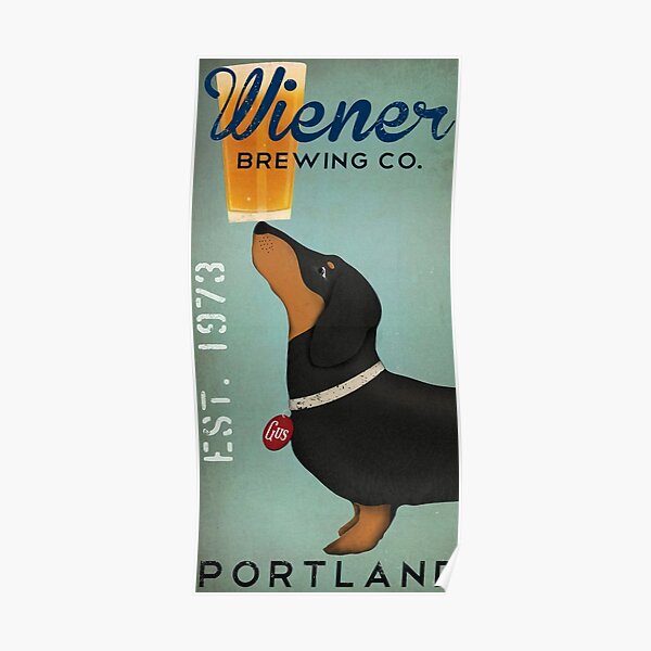 "Wiener Brewing Beer" Poster by jpal74 Redbubble