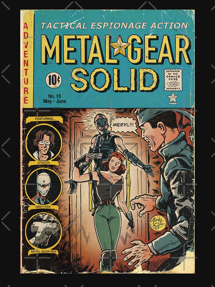 Metal Gear Solid fan art comic cover