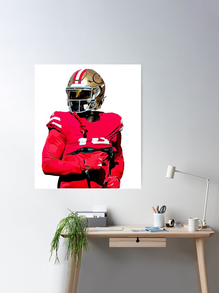 : Deebo Samuel Poster 11 Sports Canvas Posters Canvas Poster  Bedroom Decor Sports Landscape Office Room Decor Gift Frame-style  24x36inch(60x90cm): Posters & Prints