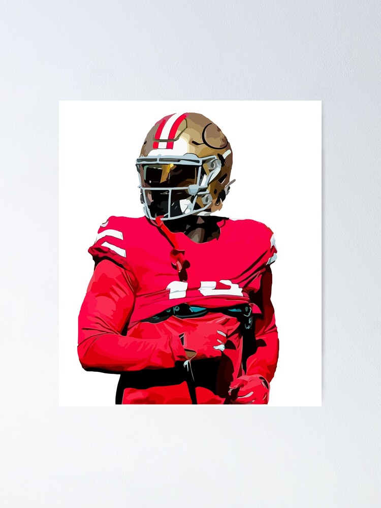 Deebo Samuel Football Paper Poster 49ers - Deebo Samuel - Posters and Art  Prints