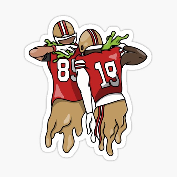 San Francisco 49ers Gloves Sticker Vinyl Decal / Sticker 5 sizes!!