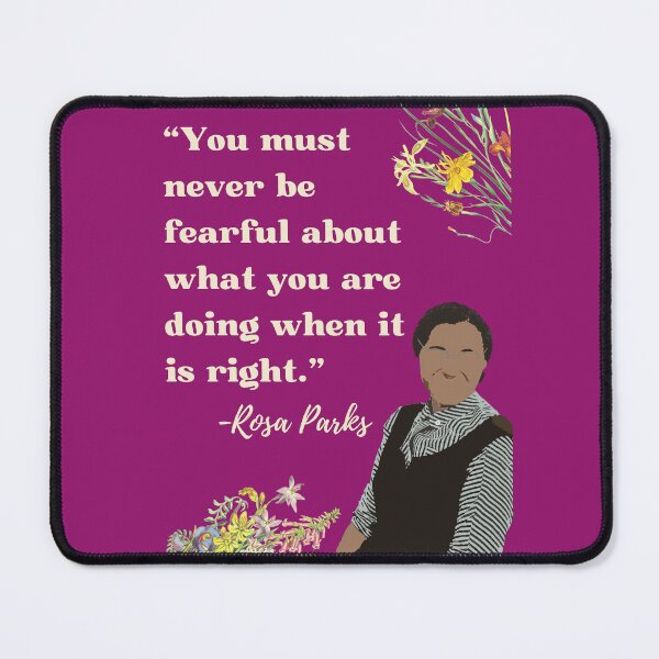 Item preview, Rosa Parks- "You must never be fearful" designed and sold by Eroda Creations.