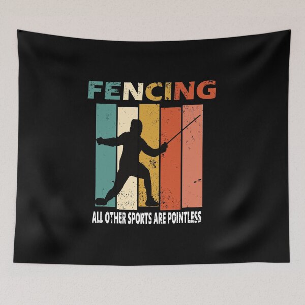 Item preview, FENCING ALL OTHER SPORTS ARE POINTLESS designed and sold by RetroFrame.