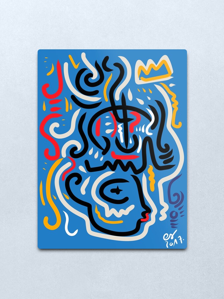 Alternate view of C'est la fête Metal Print