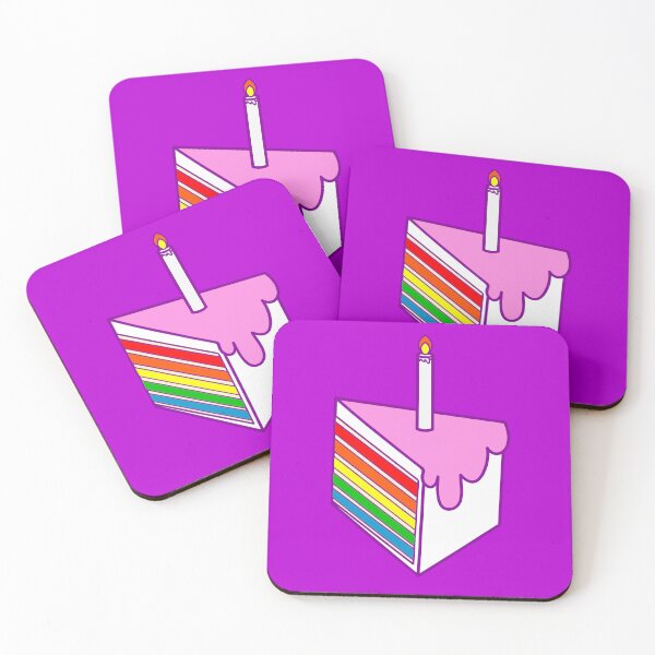 Item preview, happy birthday rainbow cake designed and sold by Gossip Rag.