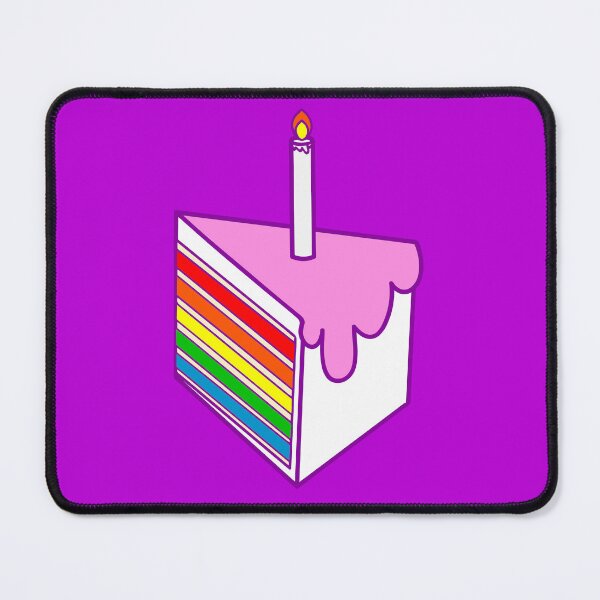 Item preview, happy birthday rainbow cake designed and sold by Gossip Rag.