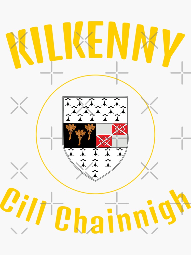 "Kilkenny Chill Chainnigh with Crest" Sticker for Sale by
