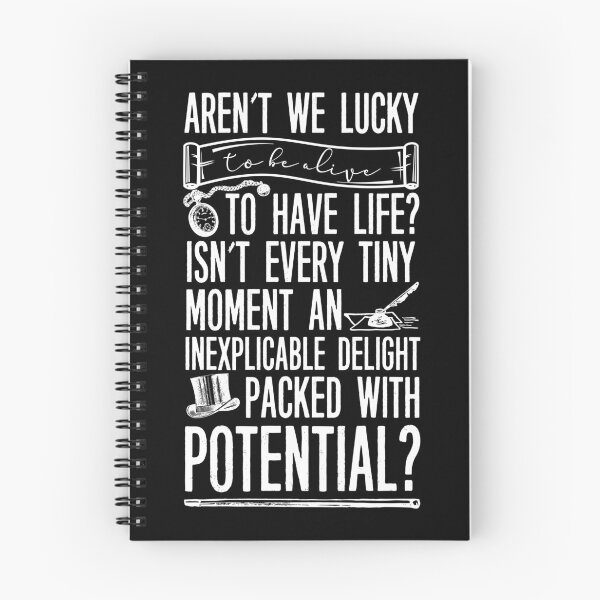 Item preview, "Aren't We Lucky to Be Alive" - Anne Lister's Quote in Gentleman Jack designed and sold by GJbyRequest.