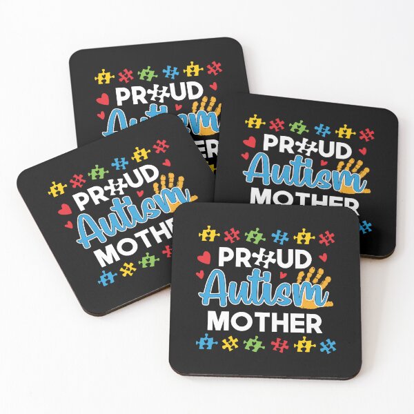 Item preview, Proud Mother Autism Awareness Month Matching Family Puzzle designed and sold by MadrigueraSM-.