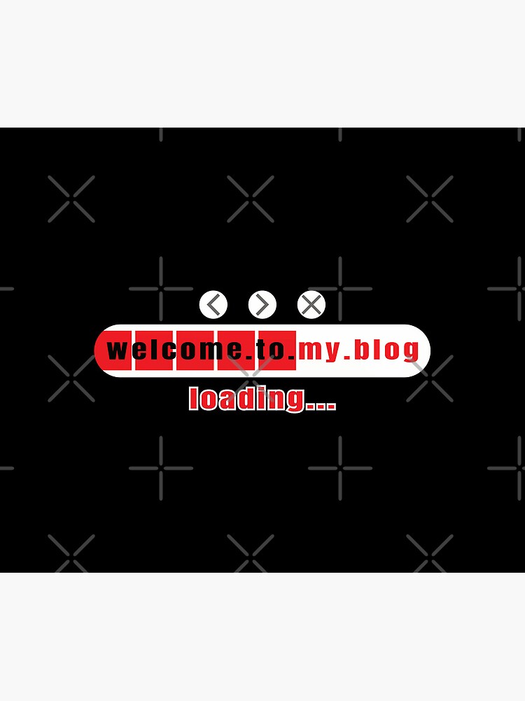 Thumbnail 5 of 5, Mouse Pad, Welcome To My Blog - Funny Quote designed and sold by FridPix.