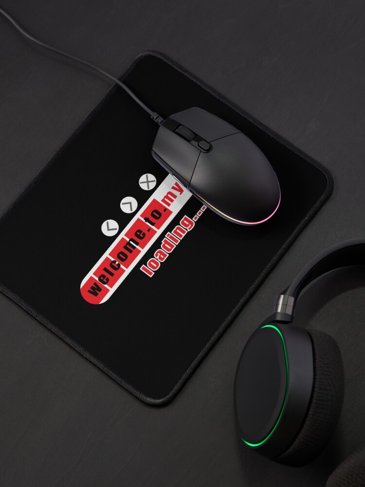 Thumbnail 4 of 5, Mouse Pad, Welcome To My Blog - Funny Quote designed and sold by FridPix.