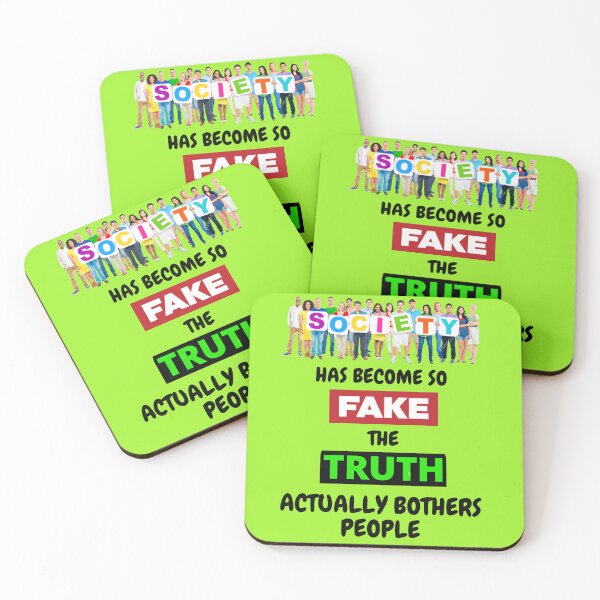 Item preview, SOCIETY HAS BECOME SO FAKE designed and sold by forgodandcountr.
