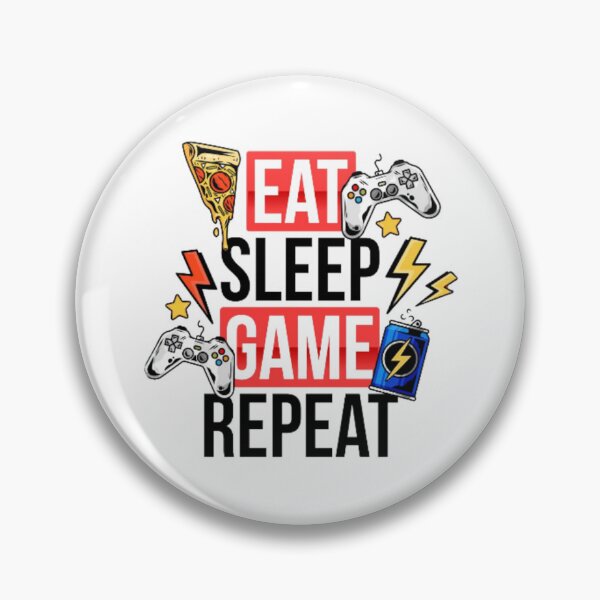 Item preview, Eat Sleep Game Repeat designed and sold by all4shop ★★★★★.