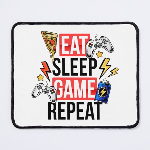 Item preview, Eat Sleep Game Repeat designed and sold by all4shop ★★★★★.