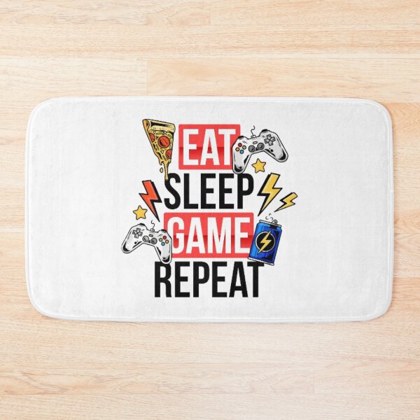 Item preview, Eat Sleep Game Repeat designed and sold by all4shop ★★★★★.