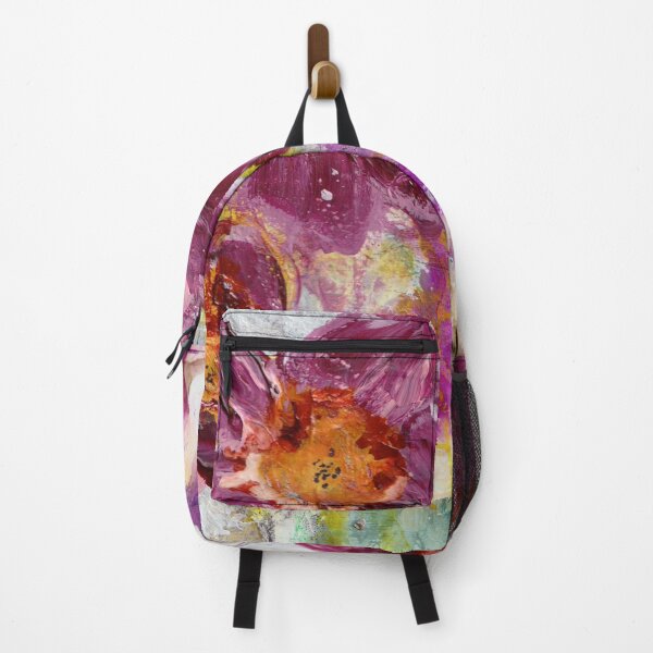 Item preview, A Picnic in May - Pink Floral, Flowers, Spring, Expressive, Crimson, Purple designed and sold by KATHLEEN TENNANT ART.