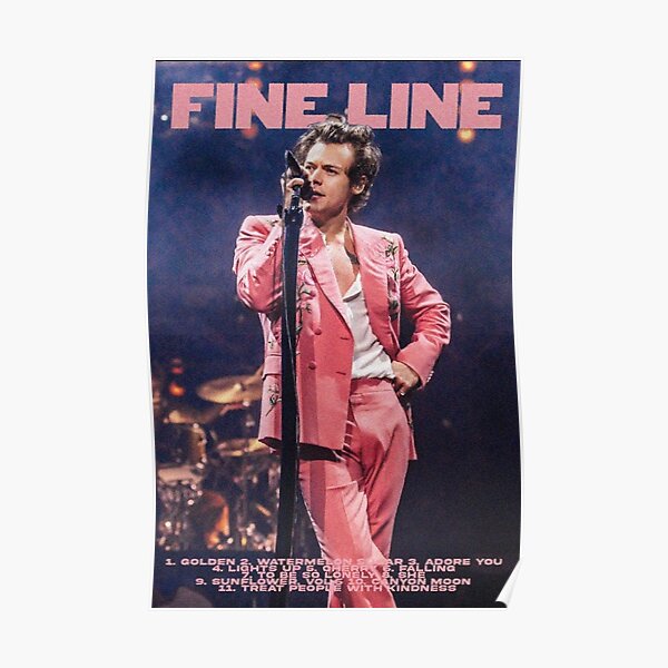 fine line poster Poster