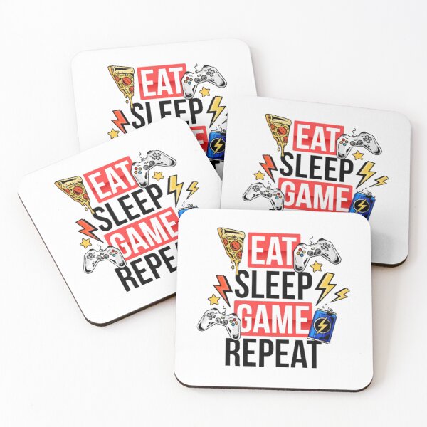 Item preview, Eat Sleep Game Repeat designed and sold by all4shop ★★★★★.