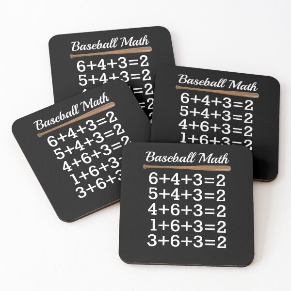 Item preview, Baseball Math Double Play Baseball Official Scorer  designed and sold by The Junto Shop.