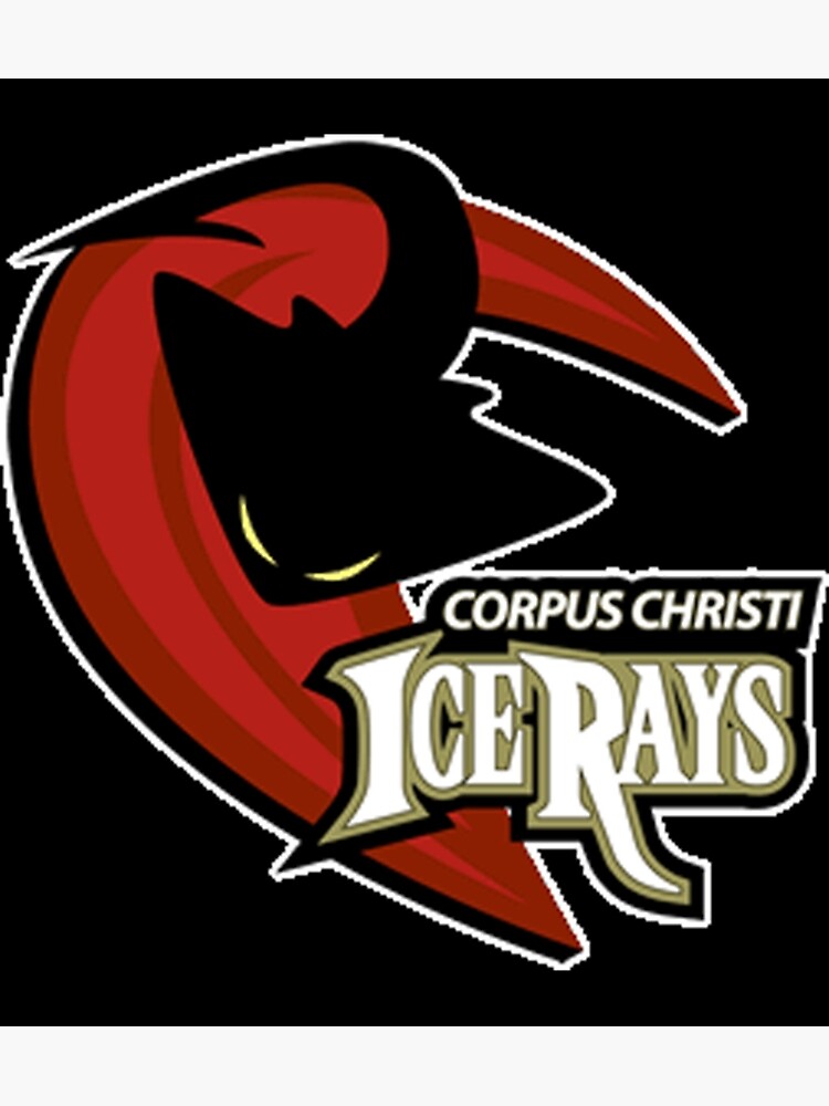 "Corpus Christi Icerays Sticker" Poster For Sale By Sherlinewb | Redbubble