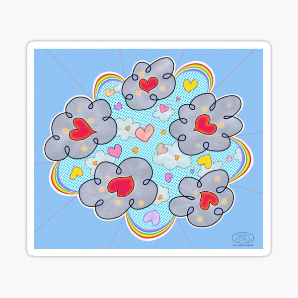 Love in the Clouds Sticker