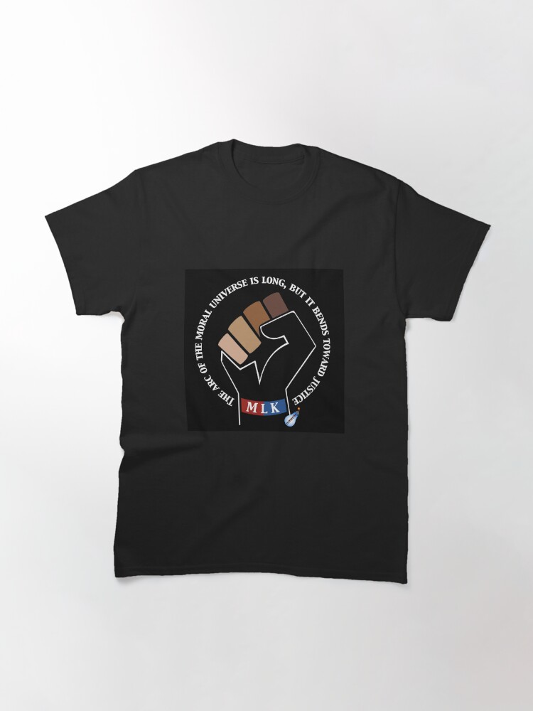 Thumbnail 3 of 7, Classic T-Shirt, MLK Arc of Justice designed and sold by Mindcite.