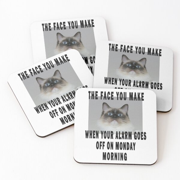 Item preview, THE FACE YOU MAKE WHEN YOUR ALARM GOES OFF ON MONDAY MORNING designed and sold by GOLDFAMILYSHOP.