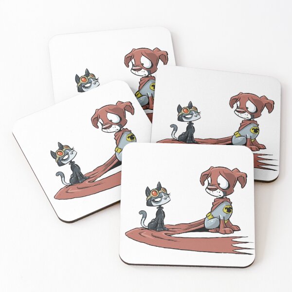 Item preview, Masked Pup and Slinky Cat designed and sold by Craig Bruyn.