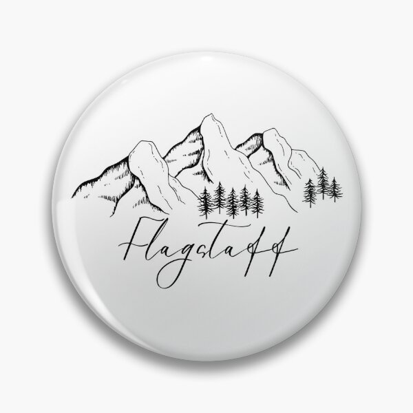 Item preview, Flagstaff Minimal Aesthetic Sticker designed and sold by pandazombie98.