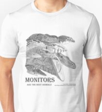 Les moniteurs sont les meilleurs animaux T-shirt unisexe