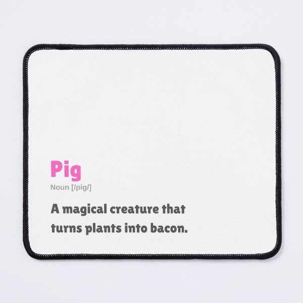 Item preview, PIG DICTIONARY DEFINITION designed and sold by appareltolove.