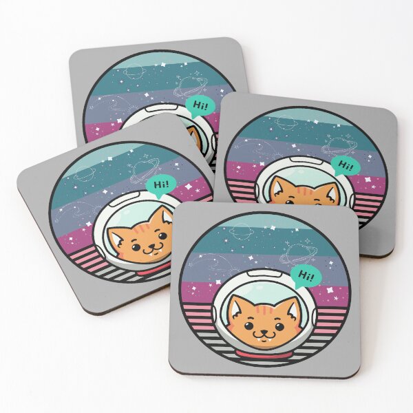 Item preview, fox Hi from space designed and sold by artlaila.