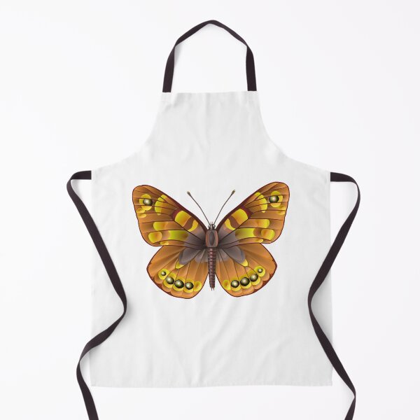 Item preview, Yellowish brown tropical butterfly designed and sold by Elonium.