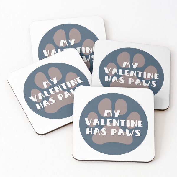 Item preview, My Valentine Has Paws Cute Funny  designed and sold by hanyj732.