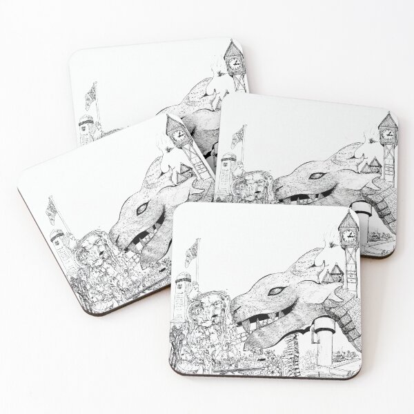 Item preview, Cardinia Dragon Clock Face Mind Drawing designed and sold by Jenni Ivins.